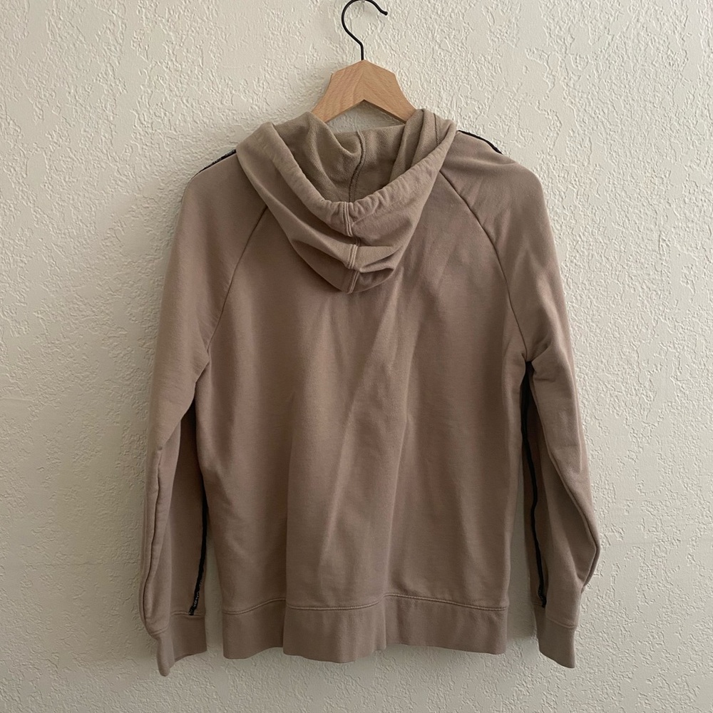 Calvin Klein - Pullover Hoodie with Logo Piping in Khaki - Size : S - Picture 3 of 6